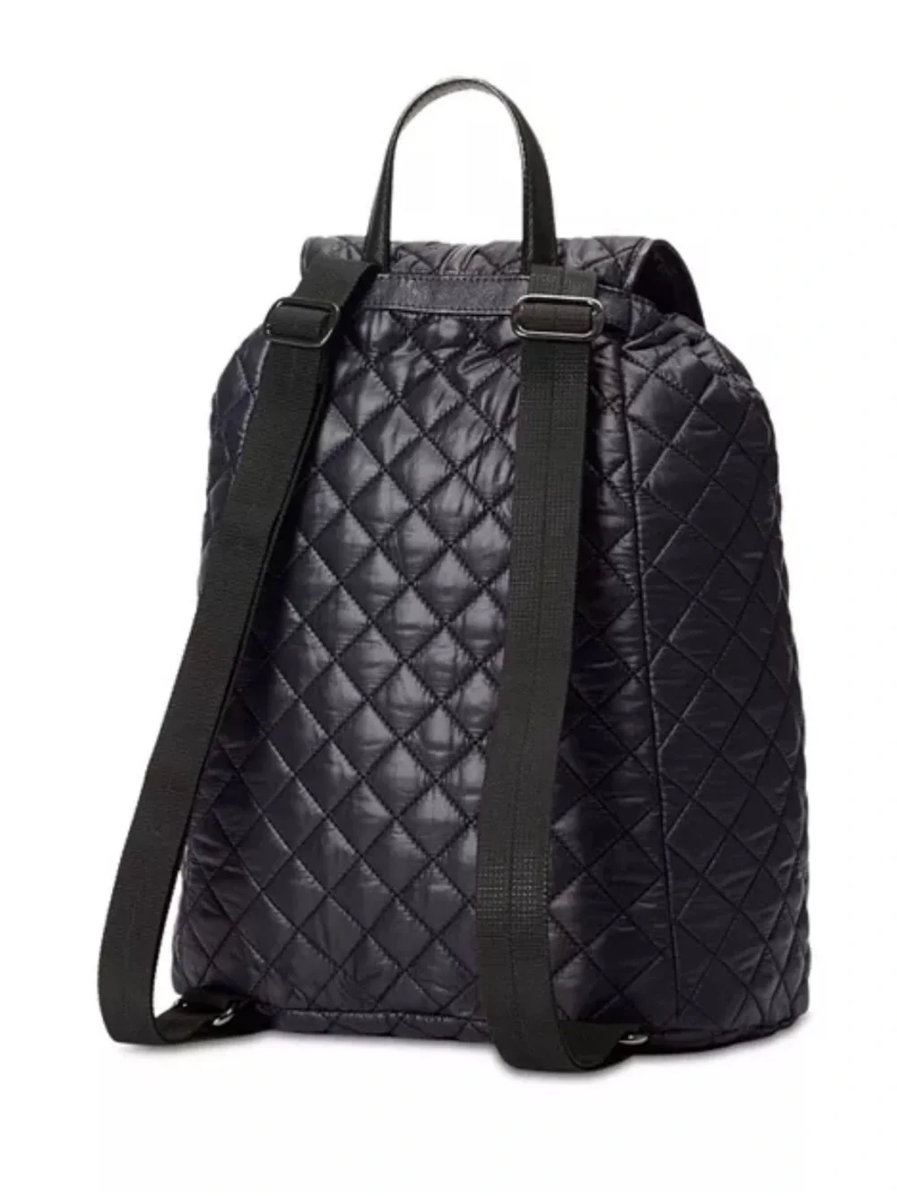 MZ Wallace Quilted Black Backpack with Flap